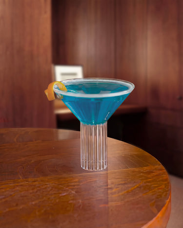 cocktail blue lagoon bleu sans alcool 