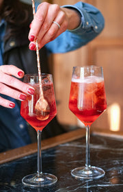 spritz cocktail sans alcool aperol campari apéitif recette orange prosecco limonade bulles amer eau