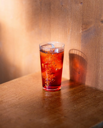 cocktail sans alcool rouge vermouth pomme cassis