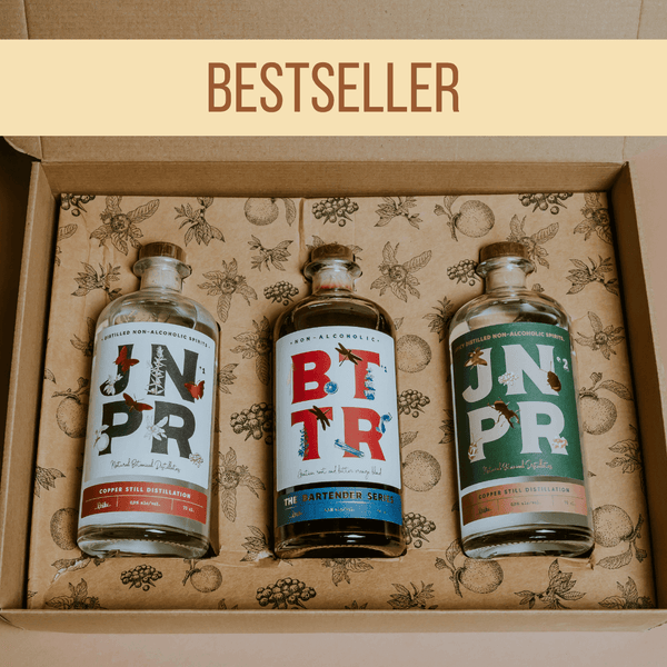 Fedeltà Pack Collection JNPR dei nostri 3 distillati analcolici